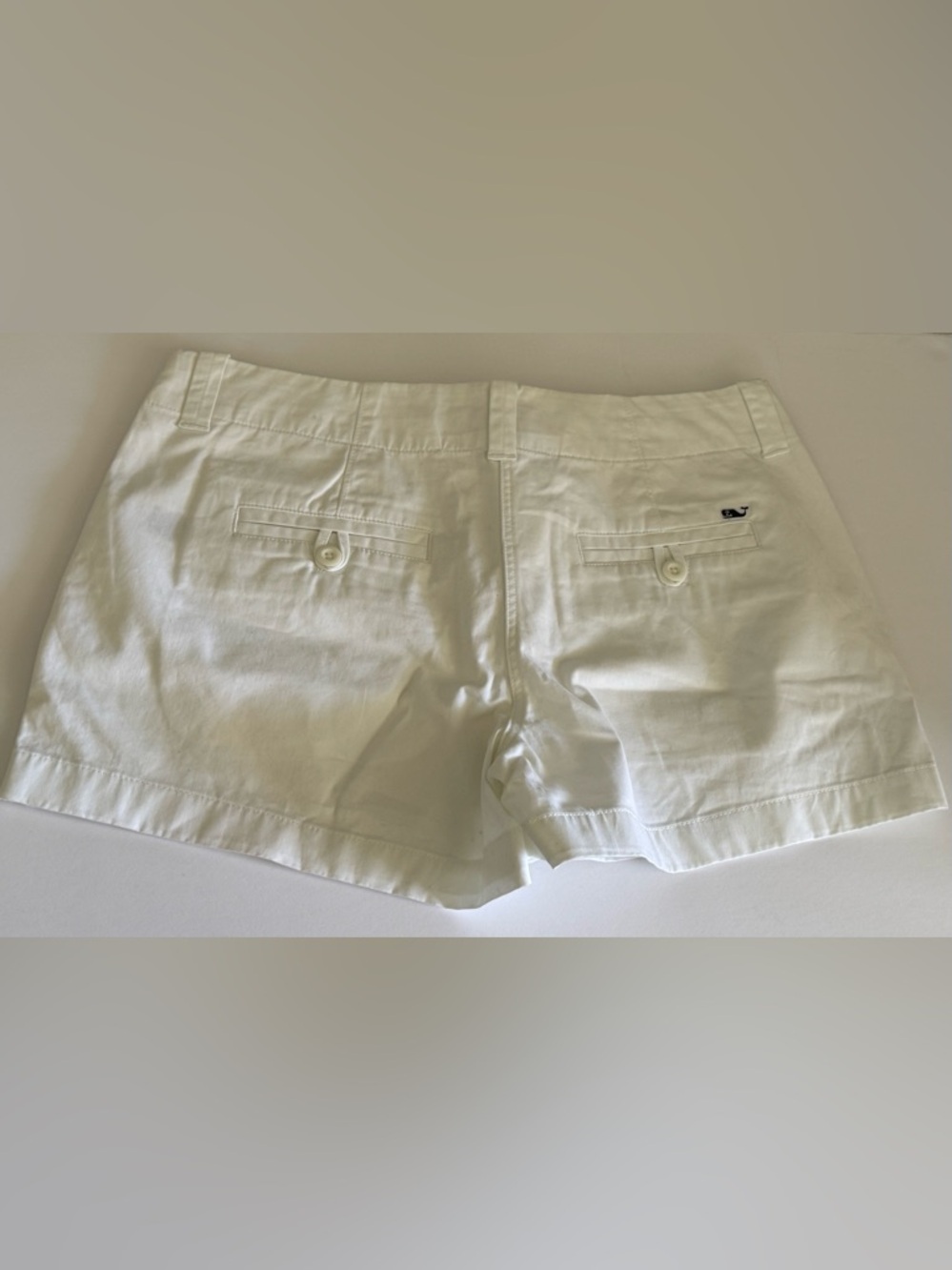 Vineyard Vines White Women's Chino Shorts - Picture 2 of 10